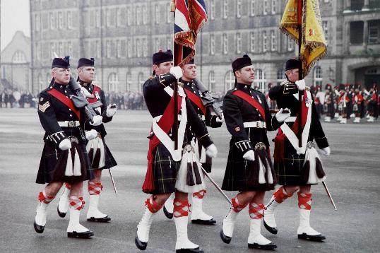 The New Colours of The Highlanders (Seaforth, Gordons and Camerons)